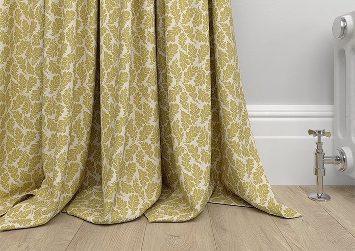 Land & Shore Oak Leaf, Ochre - Made to Measure Curtains - Image 6